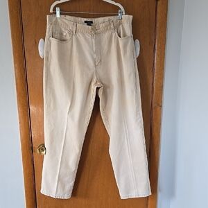 Men's Tan Jeans Size 42x32, In Fantastic Shape !